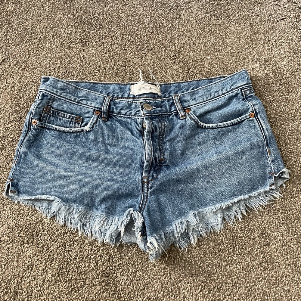 Free People Jean shorts